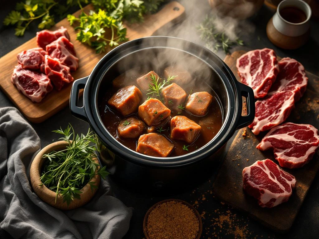 Kan je stoofvlees in de slowcooker maken?