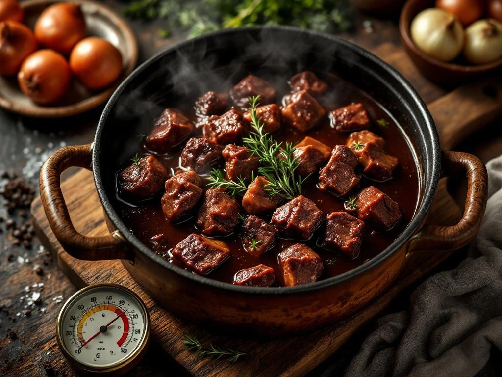 Wat is de beste temperatuur voor stoofvlees in de oven?