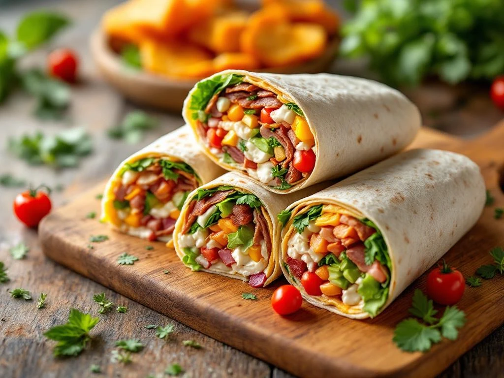 Welke gevulde wraps zijn lekkere borrelhapjes?