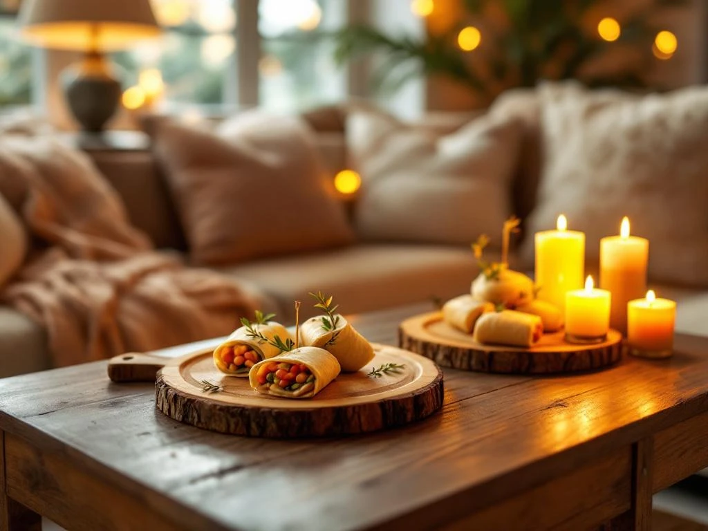 Welke wrap borrelhapjes kun je maken met gerookte kip?