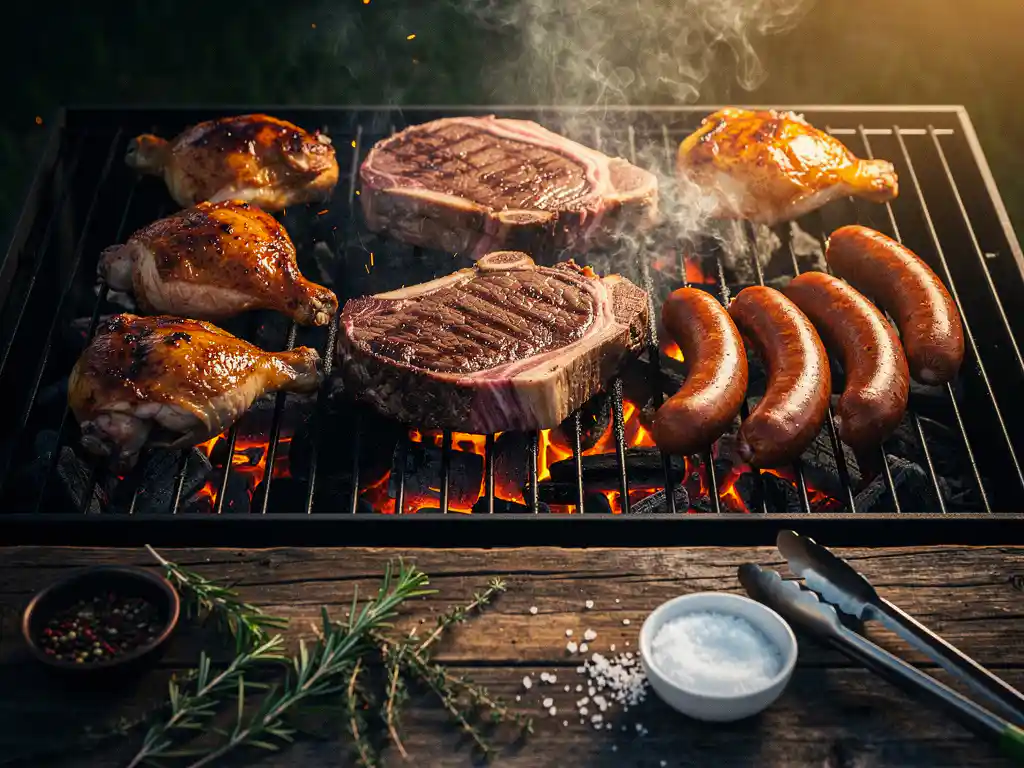 Wat is de beste volgorde om vlees op de barbecue te leggen?