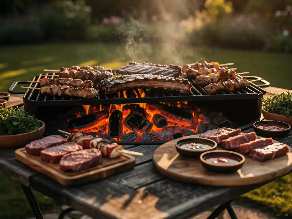 Hoeveel tijd kost het voorbereiden van een barbecue voor tien personen?
