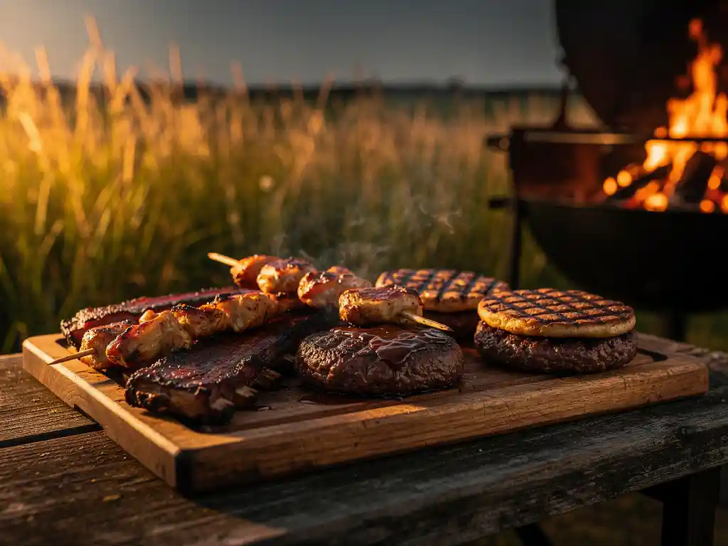 Welk barbecuevlees past het beste bij een avondje buiten in Friesland?