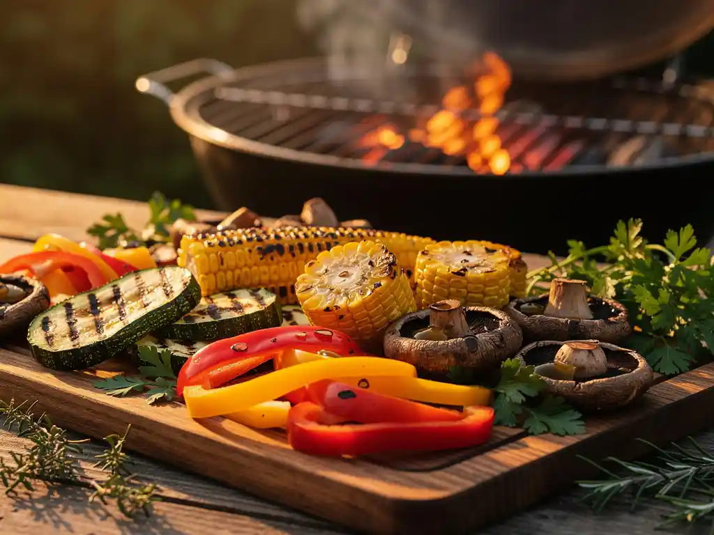Hoe stel je een vegetarisch barbecuemenu samen voor een feest in Heerenveen?