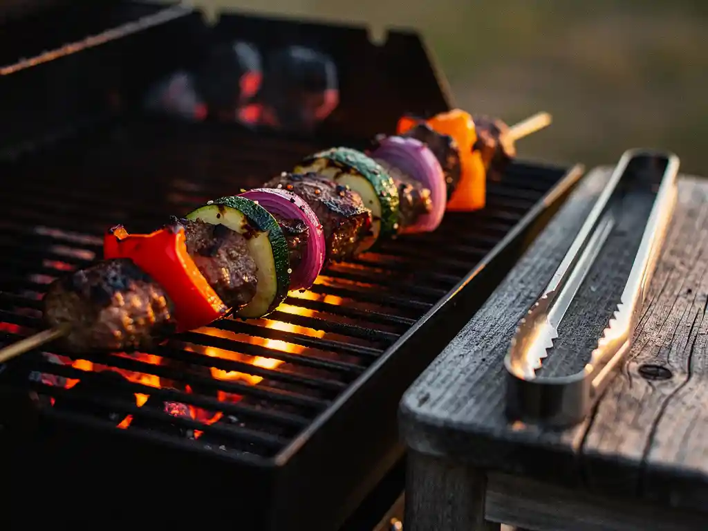 Hoe gebruik je een juniorspies veilig op de barbecue?