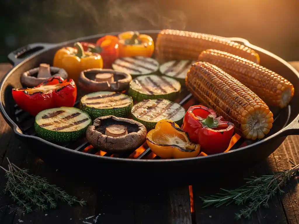 Welke groenten passen het beste bij een vegetarische barbecue?