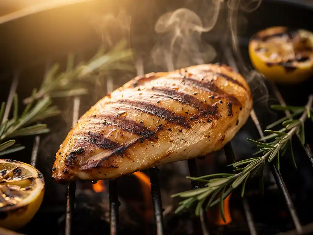 Hoe lang moet een kipfilet op de barbecue?