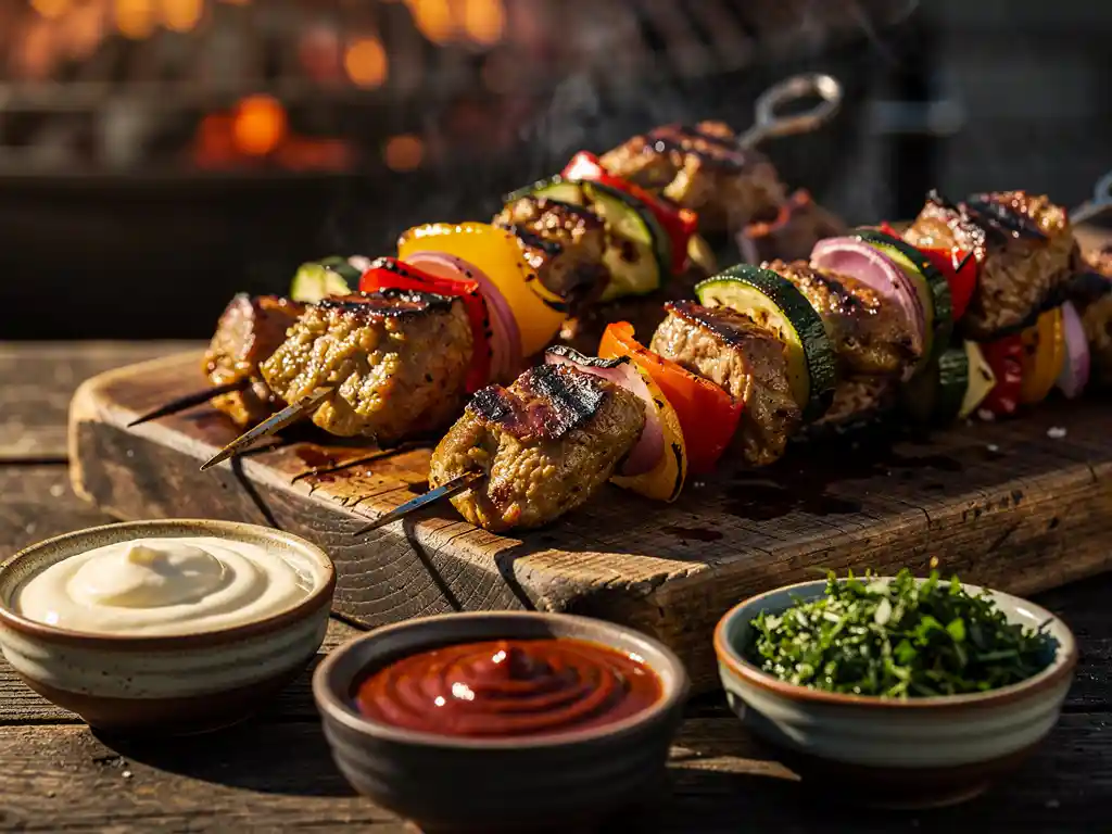 Wat zijn de lekkerste combinaties van spiesjes en sauzen voor een barbecue in Leeuwarden?