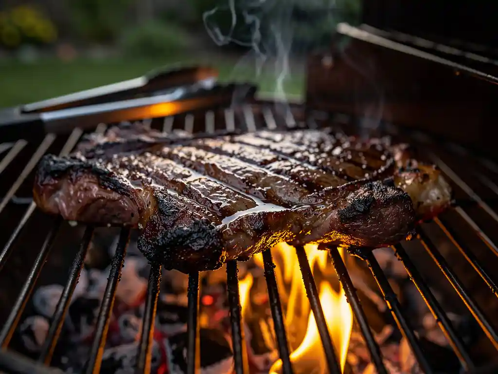 Hoe voorkom je steekvlammen bij speklapjes op de barbecue?