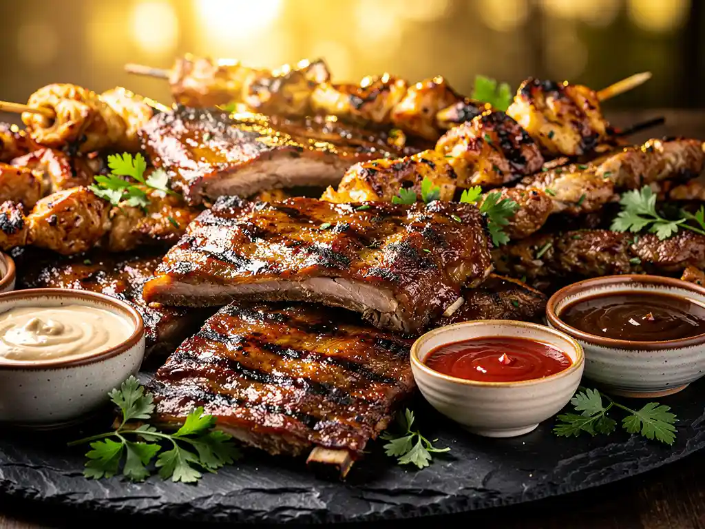 Hoe maak je een complete barbecueschaal voor een verjaardag?